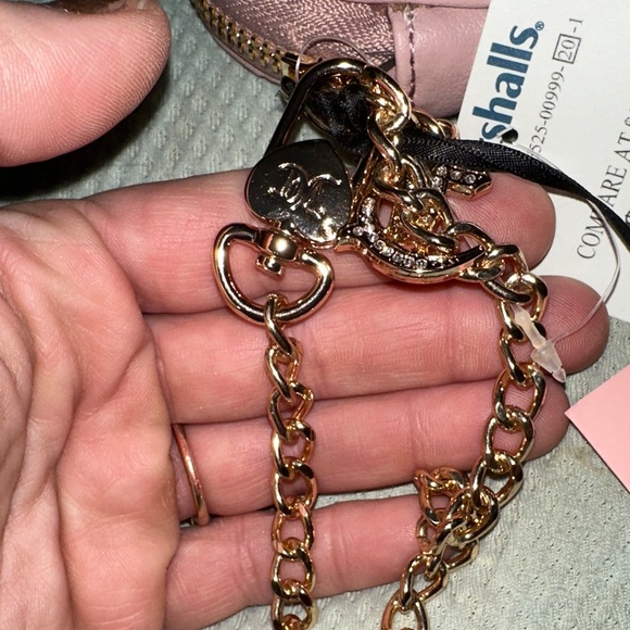 NWT juicy  Couture Blush leather  Heart Crossbody Bag gold accents nice - Picture 3 of 6